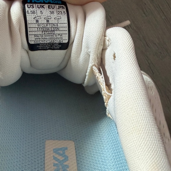 HOKA Clifton 8 crème sneakers - Picture 5 of 6